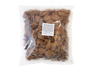 Чипсы из лаваша: Гренки черные со вкусом чеснока