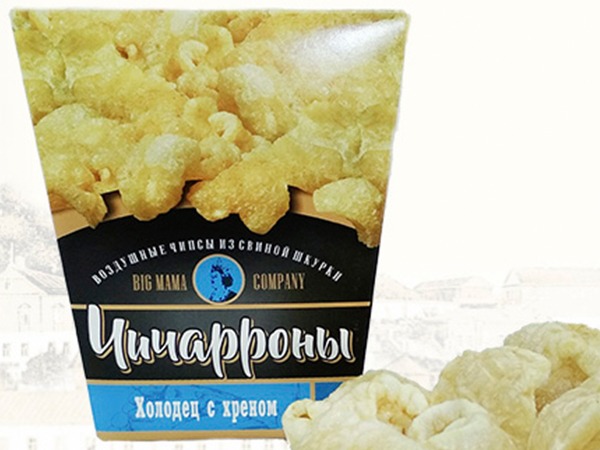 Чичарроны со вкусом холодца и хрена в Черкесске