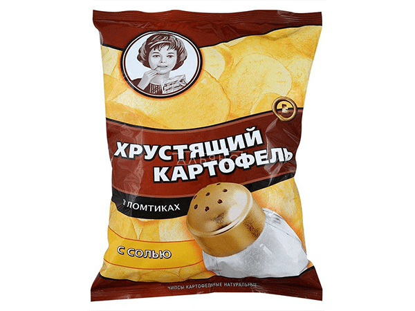 Картофельные чипсы "Девочка" 160 гр. в Черкесске