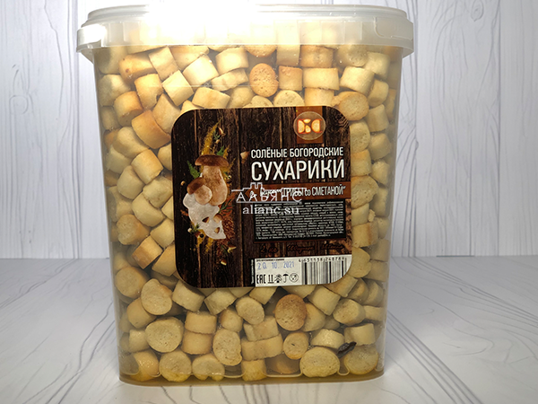 Сухарики с грибами и сметаной в Черкесске