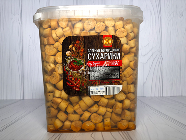 Сухарики с аджикой в Черкесске