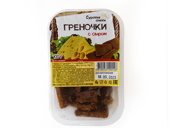 Сурские гренки со вкусом Сыра (100 гр) в Черкесске