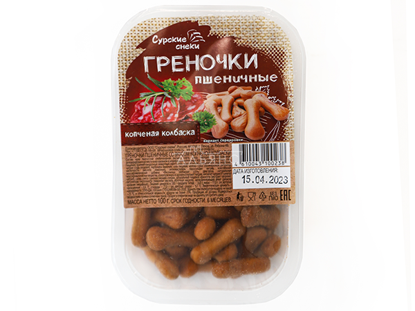 Сурские (ПШЕНИЧНЫЕ) Копченая колбаска (100 гр) в Черкесске