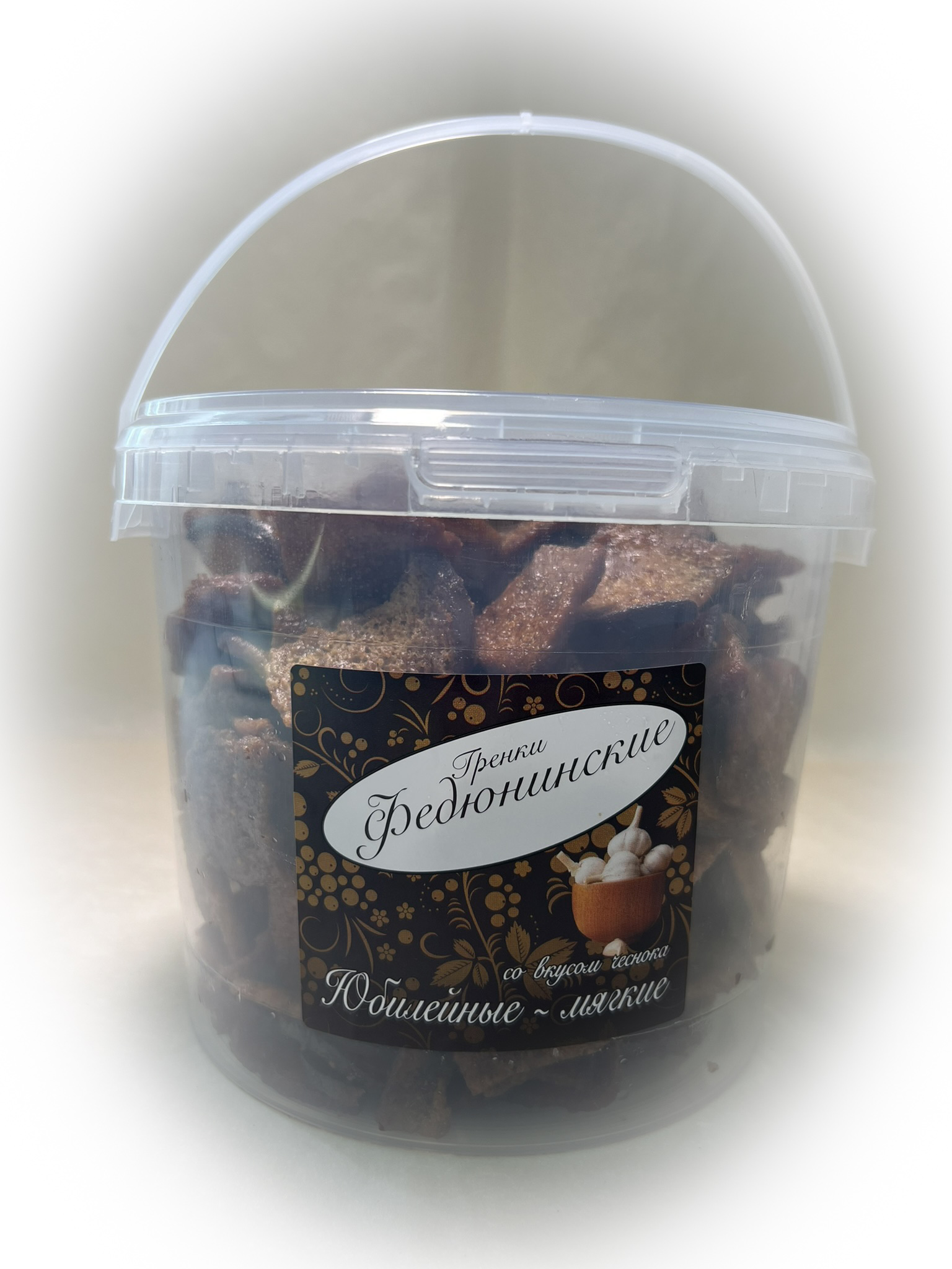 Гренки "ФЕДЮНИНСКИЕ" "Чеснок" (ведро 900 гр.) в Черкесске