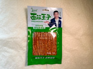 Рыбные снеки: Мучные полоски ЗЕЛЁНЫЕ со вкусом барбекю 76 гр