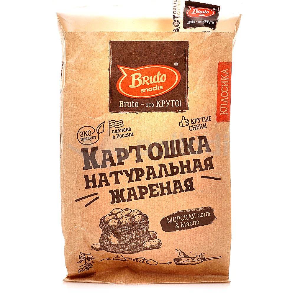 Картофель «Бруто» с солью 70 гр. в Черкесске