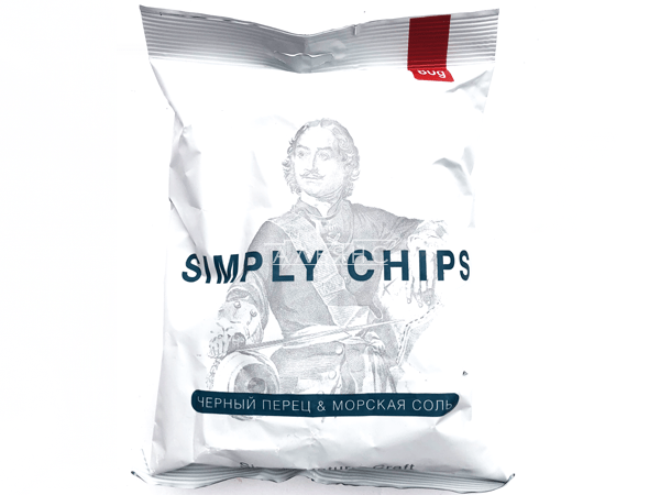 Картофельные чипсы "Simple chips" Морская соль и черный перец 80 гр. в Черкесске