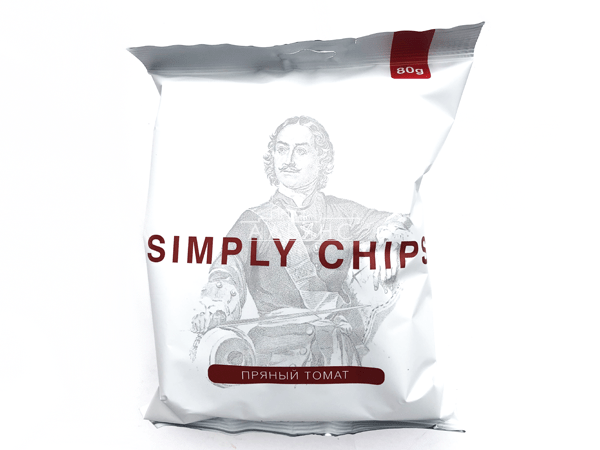 Картофельные чипсы "Simple chips" Пряный томат 80 гр. в Черкесске